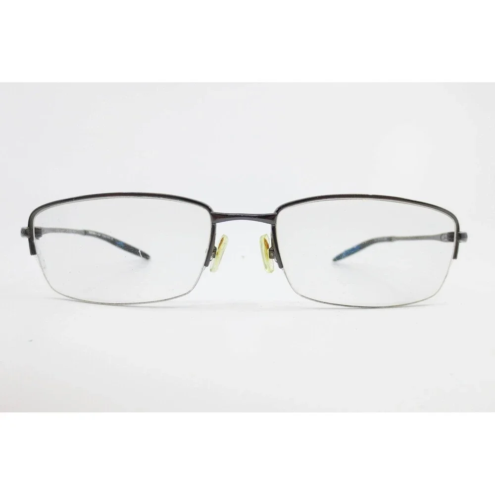 Denali Limit Eyeglasses Gunmetal Rectangular Semi-Rimless Frames 55-18-145 GUN